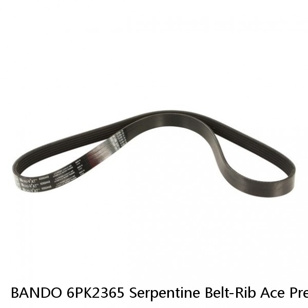 BANDO 6PK2365 Serpentine Belt-Rib Ace Precision Engineered V-Ribbed Belt  #1 small image