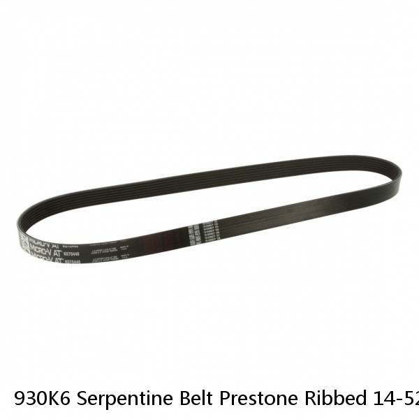 930K6 Serpentine Belt Prestone Ribbed 14-5233-4 K060930 5060930 #1 small image