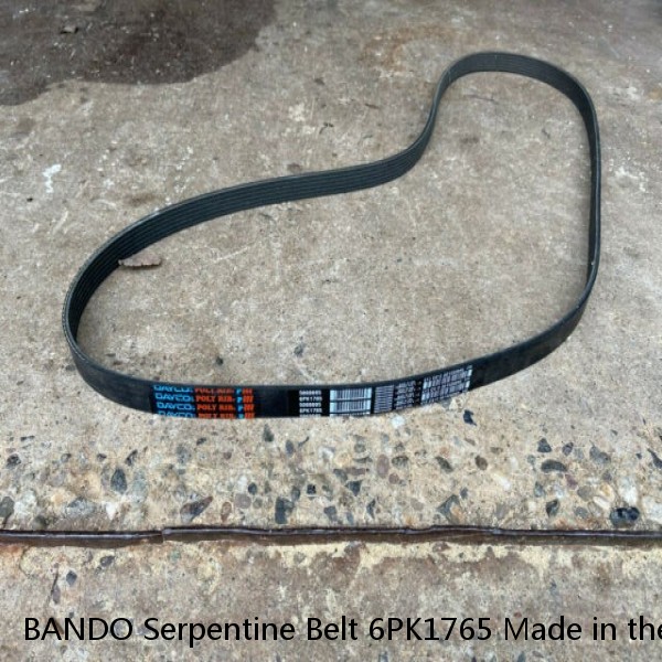BANDO Serpentine Belt 6PK1765 Made in the USA OEM Quality #1 small image