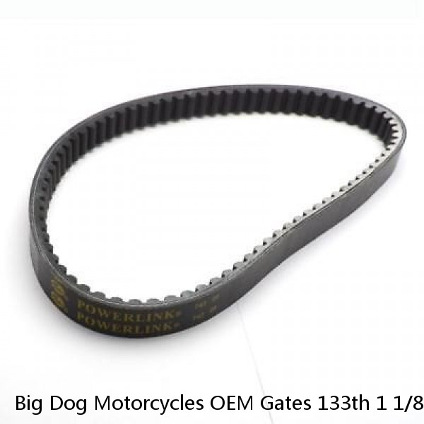 Big Dog Motorcycles OEM Gates 133th 1 1/8" Drive Belt BDL K-9 Mastiff Chopper #1 small image