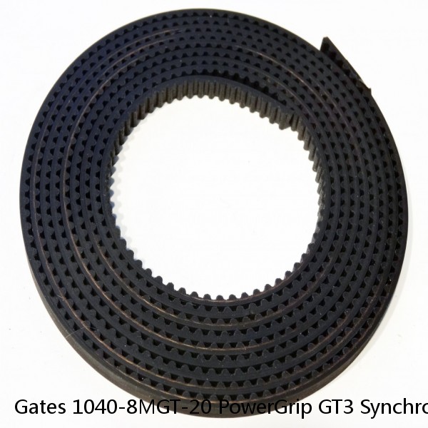 Gates 1040-8MGT-20 PowerGrip GT3 Synchronous Antistatic Timing Belt    #1 small image
