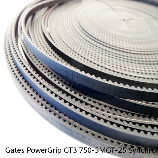 Gates PowerGrip GT3 750-5MGT-25 Synchronous Timing Belt USA Made #1 small image