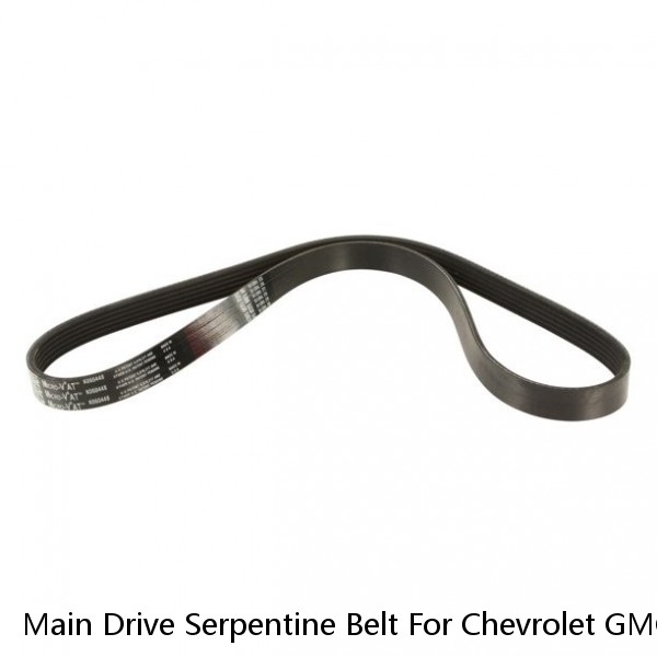 Main Drive Serpentine Belt For Chevrolet GMC Silverado 1500 2500 HD Tahoe Sierra #1 image