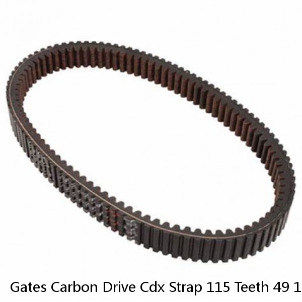 Gates Carbon Drive Cdx Strap 115 Teeth 49 13/16in Black 36 1/12ft-115T-12CT - #1 image