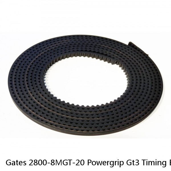 Gates 2800-8MGT-20 Powergrip Gt3 Timing Belt 2800mm 8mm 20mm #1 image